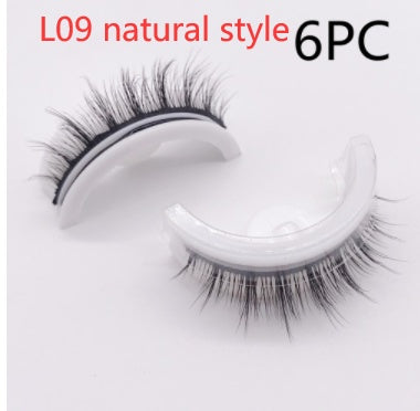 Reusable 3D Mink Lashes Natural False Eyelashes Self Adhesive Fake Glue Free Makeup Eyelash Extension Silk Reusable 3D Mink Lashes Natural False Eyelashes Self Adhesive Fake Glue Free Makeup Eyelash Extension Silk